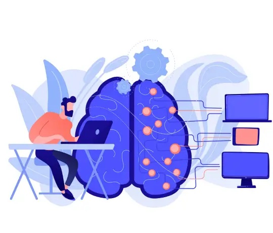 Machine learning illustration