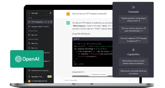 OpenAI ChatGPT workspace screenshot