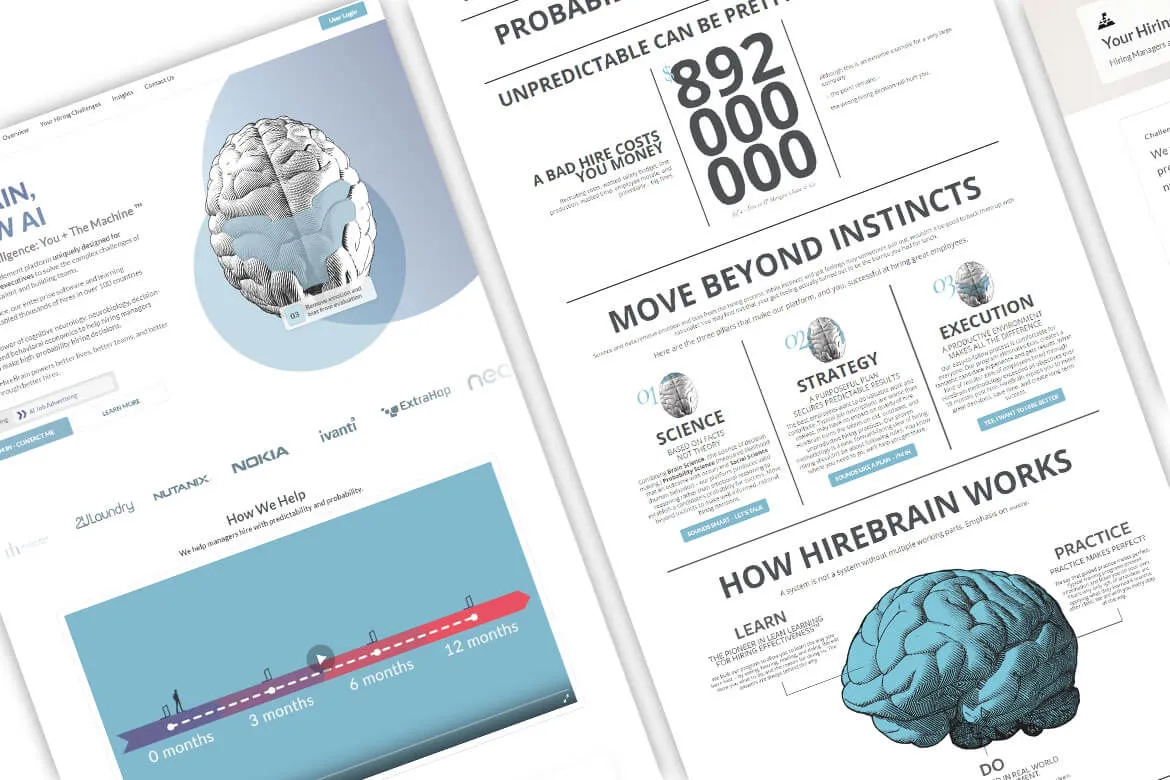 HireBrain platform screenshot