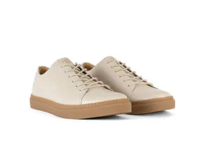 Helm Boots beige leather sneakers